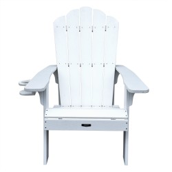 Blue Wave Island Retreat Adirondack Chair - White (NU3222)