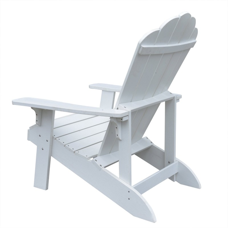 Blue Wave Island Retreat Adirondack Chair - White (NU3222)