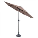 Blue Wave Trinidad 9-ft Octagonal Market Umbrella in Polyester - Coffee (NU5429CF)