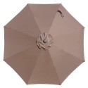 Blue Wave Trinidad 9-ft Octagonal Market Umbrella in Polyester - Coffee (NU5429CF)