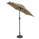 Blue Wave Bistro 7.5-ft Hexagonal Market Umbrella - Stone (NU5447ST)