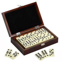 Blue Wave Premium Domino Set w/ Wooden Carry Case (NG2133)