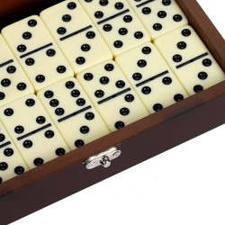 Blue Wave Premium Domino Set w/ Wooden Carry Case (NG2133)