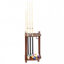 Hathaway Regent Corner Floor Cue Rack - Mahogany (BG2569M) Hathaway Regent Corner Floor Cue Rack - Mahogany (BG2569M)