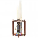 Blue Wave Regent Corner Floor Cue Rack - Mahogany (NG2569M)