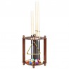 Hathaway Regent Corner Floor Cue Rack - Mahogany (BG2569M) Hathaway Regent Corner Floor Cue Rack - Mahogany (BG2569M)