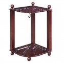 Blue Wave Regent Corner Floor Cue Rack - Walnut (NG2569W)