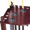 Hathaway Regent Corner Floor Cue Rack - Walnut (BG2569W) Hathaway Regent Corner Floor Cue Rack - Walnut (BG2569W)