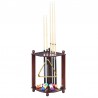 Blue Wave Regent Corner Floor Cue Rack - Walnut (NG2569W) Blue Wave Regent Corner Floor Cue Rack - Walnut (NG2569W)