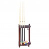 Blue Wave Regent Corner Floor Cue Rack - Walnut (NG2569W) Blue Wave Regent Corner Floor Cue Rack - Walnut (NG2569W)
