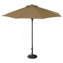 Blue Wave Cabo Auto-Open 9-ft Octagonal Market Umbrella - Terra Cotta / Olefin (NU5419TC)