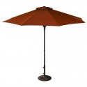 Blue Wave Cabo Auto-Open 9-ft Octagonal Market Umbrella - Terra Cotta / Olefin (NU5419TC)