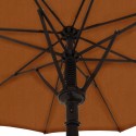 Blue Wave Cabo Auto-Open 9-ft Octagonal Market Umbrella - Terra Cotta / Olefin (NU5419TC)