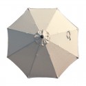 Blue Wave Cabo Auto-Open 9-ft Octagonal Market Umbrella - Terra Cotta / Olefin (NU5419TC)