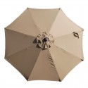 Blue Wave Cabo Auto-Open 9-ft Octagonal Market Umbrella - Terra Cotta / Olefin (NU5419TC)