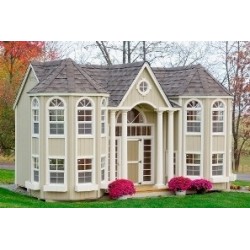 Little Cottage Company Grand Portico Mansion 10x16 (10X16GPMWPNK)