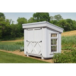 Little Cottage Company Petite Greenhouse with Floor Kit (58LCPGWPNK)