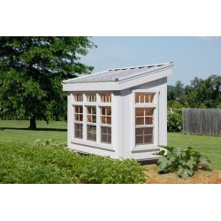 Little Cottage Co. Petite Greenhouse with Floor Kit (58 LCPG-PNK)