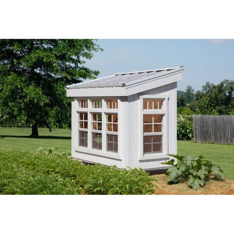 Little Cottage Co. Petite Greenhouse with Floor Kit (58 LCPG-PNK)