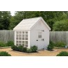 Little Cottage Co. Colonial Gable Greenhouse Panelized kit 10x14 (10x14 LCG-PNK