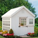 Little Cottage Company Colonial Gable Greenhouse Panelized kit 10x14 (10X14 LCG-WPNK)