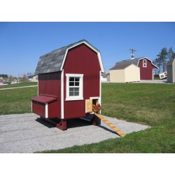 Little Cottage Company Gambrel Barn Coop 4x6 Panelized Kit (4XG GBCC-WPNK)