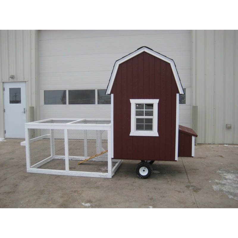 Little Cottage Company Gambrel Barn Run Coop 4x4 Panelized Kit (4x4 CGRC-WPNK)