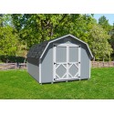 Little Cottage Company Classic Gambrel Barn 8' x 8' Storage Shed Kit (8X8 CWGB-4-WPNK)