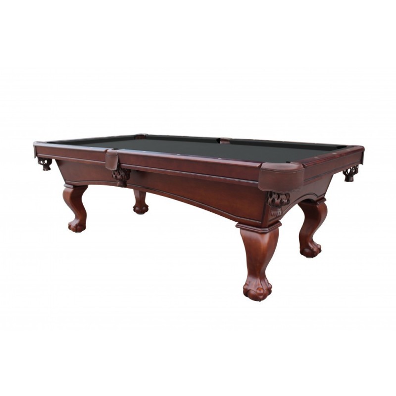 Westport 8' Slate Pool Table With Burgundy Felt (NG2690BR)