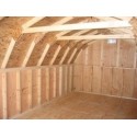 Little Cottage Co. Classic Gambrel 10x10 Barn Shed Kit w/ 4' Sidewall (10x10 CGB-4-PC)