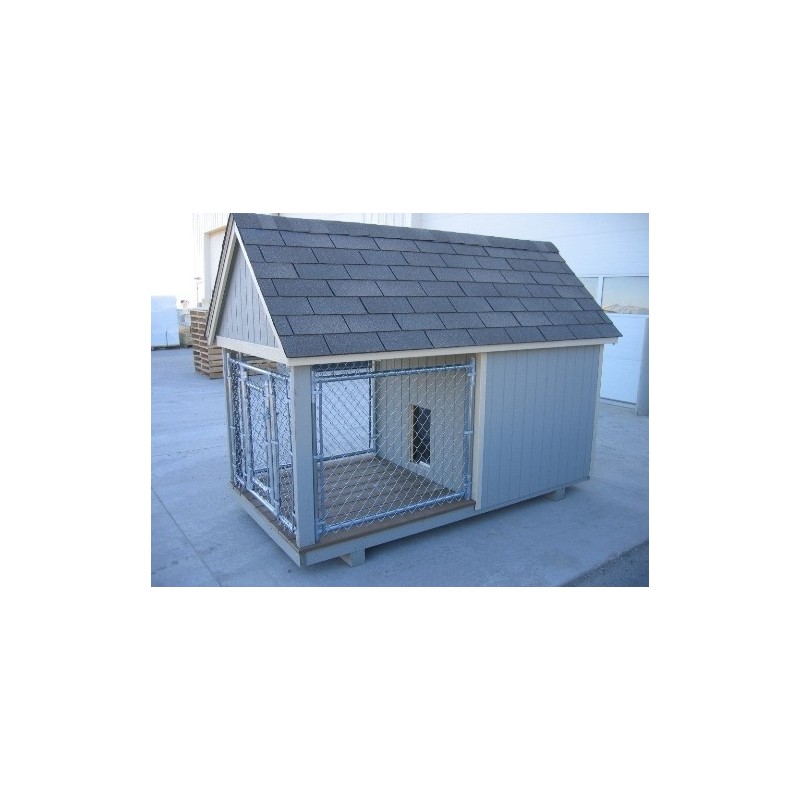 Little Cottage Co. Jr Kennel 4x8 Panelized Dog Kennel (4x8 JRKL-PNK)