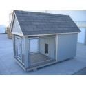 Little Cottage Co. Jr Kennel 4x8 Panelized Dog Kennel (4x8 JRKL-PNK)