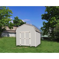 Little Cottage Company Gambrel Barn 8' x 10' Storage Shed Kit with 6' Side Walls (8X10 VGB-6-WPC)