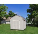 Little Cottage Company Gambrel Barn 8' x 12' Storage Shed Kit with 6' Side Walls (8x12 VGB-6-WPC)