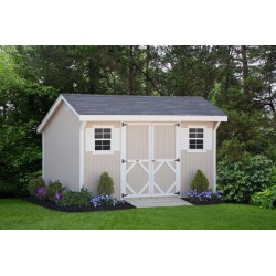 Little Cottage Company Classic Saltbox 8' x 10' Storage Shed Kit (8X10 CWSB-WPNK)