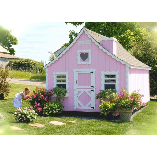 Little Cottage Company Gingerbread 8 X 12 Playhouse Kit 8x12