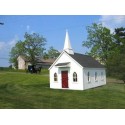 Little Cottage Company Chapel 8' x 12' Playhouse Kit (8x12 LCC-WPNK)