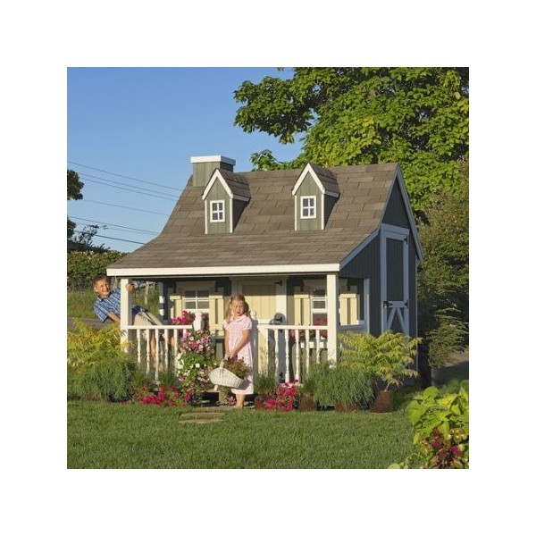 Little Cottage Company Pennfield 11 X 10 Playhouse Kit 11x10 Pc