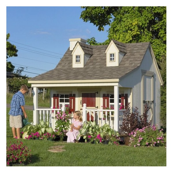 Little Cottage Company Pennfield 11 X 10 Playhouse Kit 11x10 Pc