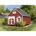 Little Cottage Company Firehouse 8' x 8' Playhouse Kit (8x8 FHP-WPNK)