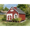 Little Cottage Company Firehouse 8' x 10' Playhouse Kit (8x10 FHP-WPNK)