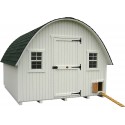 Little Cottage Company Round Roof Coop 10x10 Panelized Kit (10x10 RRCC-WPNK)