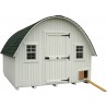 Little Cottage Co. Round Roof Coop 10x12 Panelized Wood Chicken Coop (10x12 RRCC-PNK)
