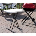 Lifetime Adjustable Height Personal Folding Table (White Granite) 80251