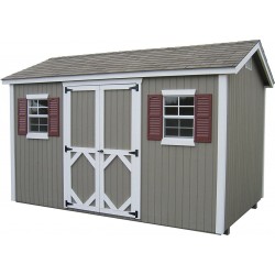 Little Cottage Company Classic Workshop 10' x 16' Storage Shed Kit (10X16 CWWS-WPNK)