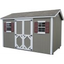 Little Cottage Co. Classic Workshop 8x10 Wood Storage Shed Kit (8x10 CWS-PC)