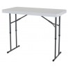 Lifetime 4 ft. Commercial Adjustable Height Folding Table (White) 80160 Lifetime 4 ft. Commercial Adjustable Height Folding Table (White) 80160