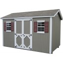 Little Cottage Company Classic Workshop 8' x 16' Storage Shed Kit (8X16 CWWS-WPNK)