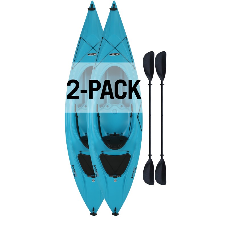 Lifetime Payette 116 Kayak 2 Pack- Glacier Blue (90832)