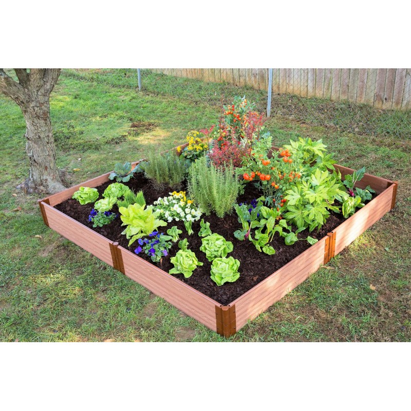 Frame It All 8x8ft Raised Garden Bed - 1in Thick - 2 Level (300001068)